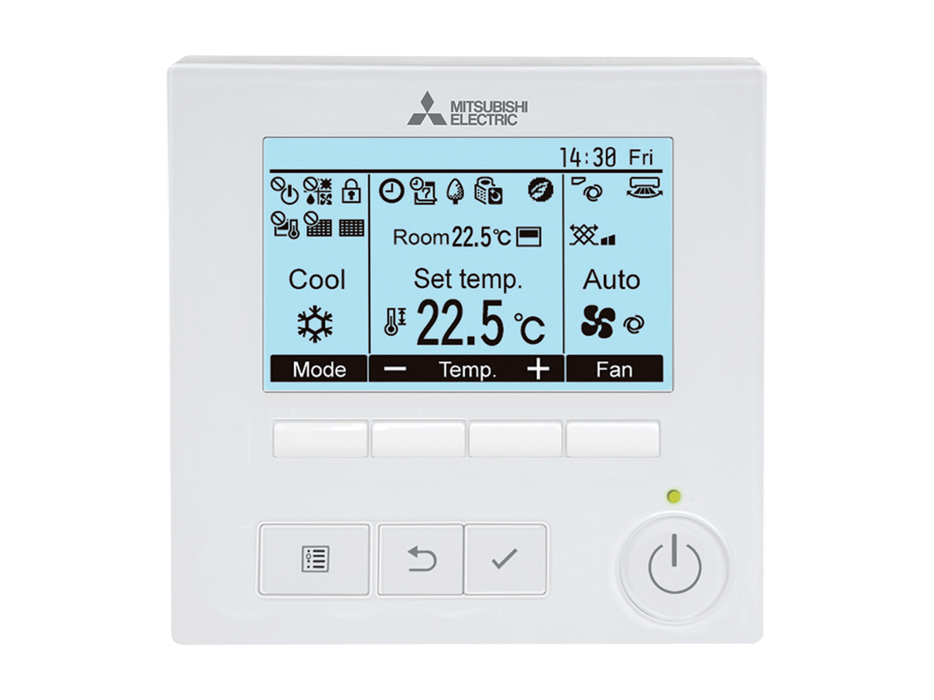 Mitsubishi PAR-41MAA standard wired wall controller